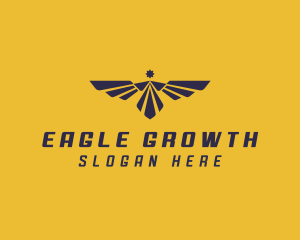 Eagle Wings Pilot Academy logo design