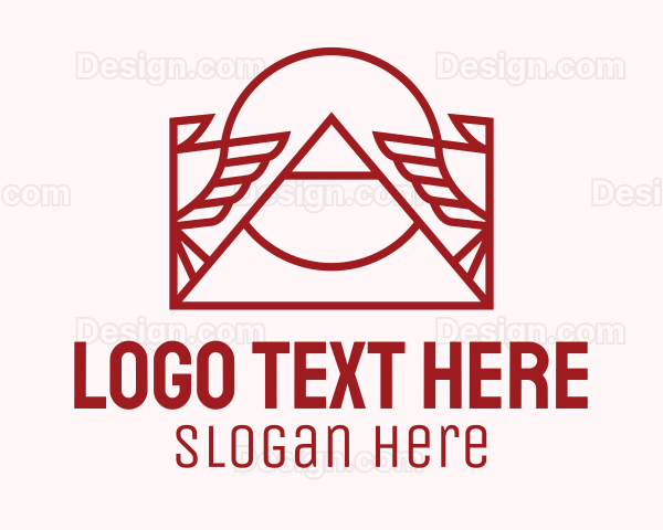 Red Pyramid Eagle Logo
