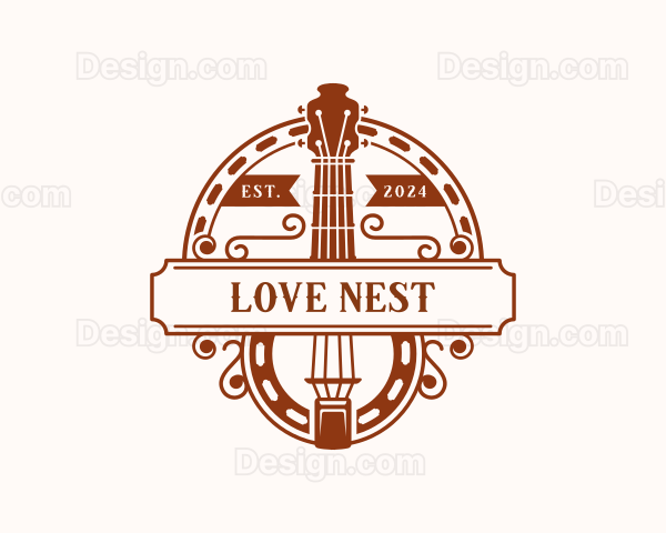 Instrument Music Guitar Logo