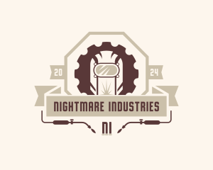 Welder Industrial Fabrication logo design