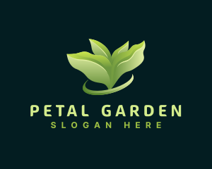 Leaf Plant Landscaping logo design