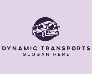 Tour Bus Transportation logo design