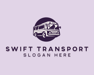 Tour Bus Transportation logo design