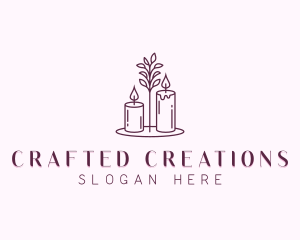 Candle Wax Decoration logo design