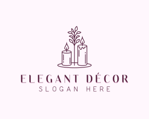 Candle Wax Decoration logo design