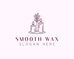 Candle Wax Decoration logo design