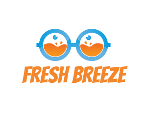 Fresh Juice Nerd logo design