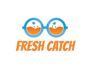 Fresh Juice Nerd logo design