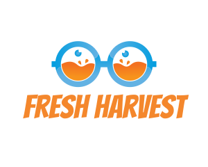 Fresh Juice Nerd logo design