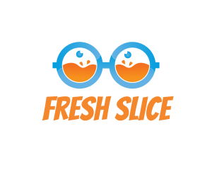 Fresh Juice Nerd logo design