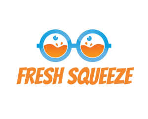 Fresh Juice Nerd logo design