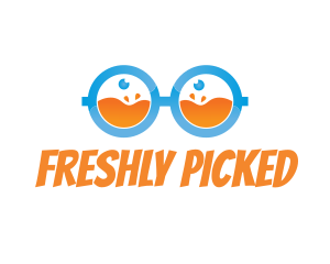 Fresh Juice Nerd logo design