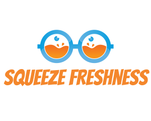 Fresh Juice Nerd logo design