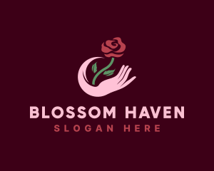 Hand Rose Florist logo