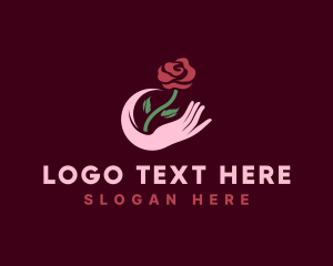 Hand Rose Florist logo