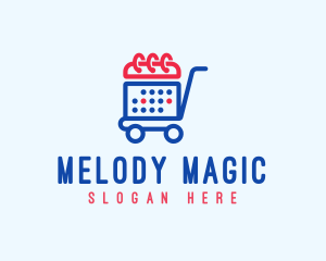 Shopping Calendar Cart Logo