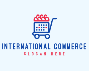 Shopping Calendar Cart logo design