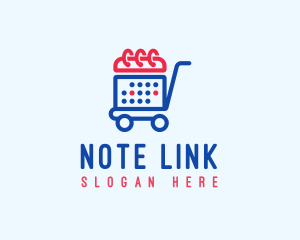 Shopping Calendar Cart logo design