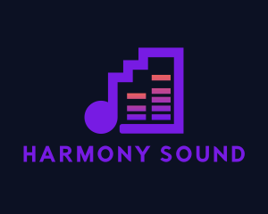 Acoustic Audio Sound Speakers logo design