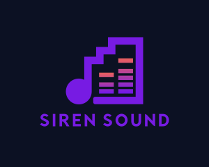 Acoustic Audio Sound Speakers logo design