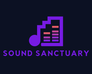 Acoustic Audio Sound Speakers logo design