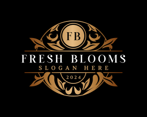 Elegant Floral Boutique logo design