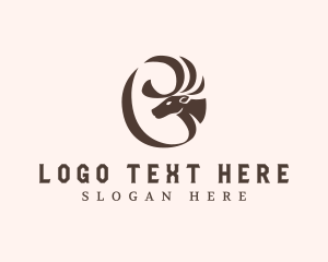 Elegant Deer Antlers logo