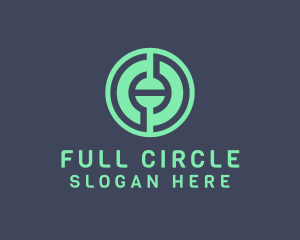 Round Circle Shape logo design