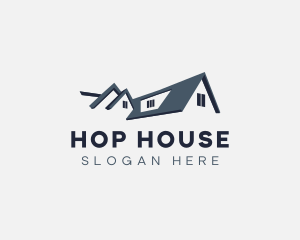 Modern House Roof logo design