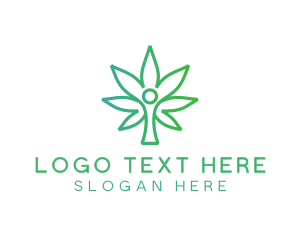 Cannabis Tree Person logo