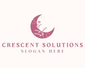 Crescent Flower Moon logo