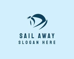 Sailing Travel Boat logo design