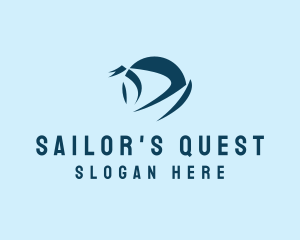 Sailing Travel Boat logo design