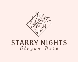 Stargazer Flower Shop logo design