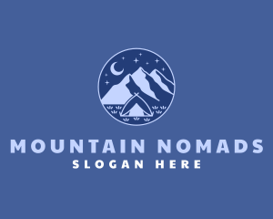 Mountain Nature Camping  logo design