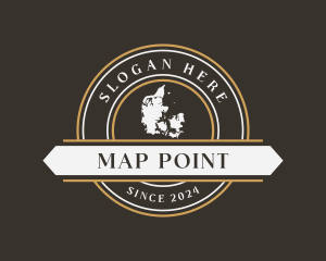 Denmark Geography Map logo