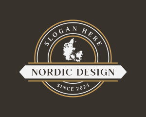 Denmark Land Map logo