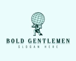 Globe Masculine Man logo design