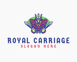 Barbaric Royal King logo design