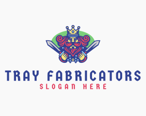 Barbaric Royal King logo design