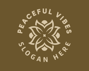 Yoga Flower Wellness Spa  logo design