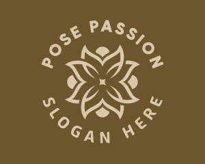 Yoga Flower Wellness Spa  logo design