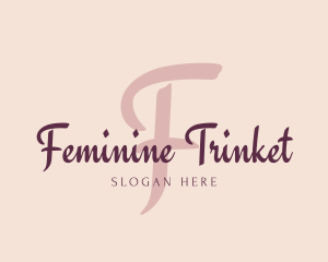 Brand Feminine Jewelry logo design