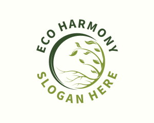 Eco Agriculture Farming logo design