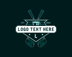 Hockey Game Sports Logo