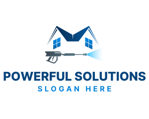 House Water Wash logo design