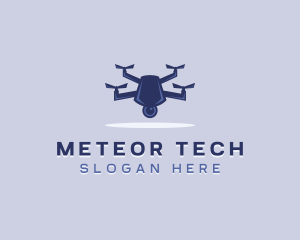 Tech Drone Surveillance logo design