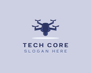 Tech Drone Surveillance logo design