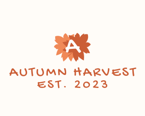 Dry Autumn Leaves logo design