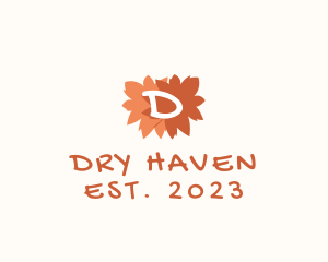 Dry Autumn Leaves logo design